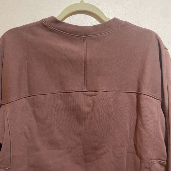 Lululemon Mens Size S French Terry Oversized Long Sleeve Crew Smoky Topaz - Picture 8 of 10